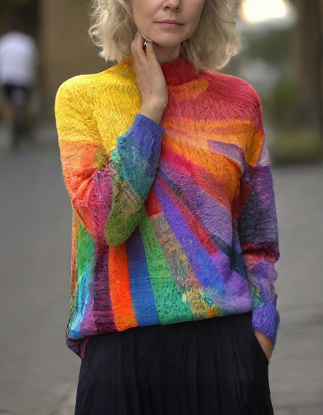 Ada™ | Vibrant Colourful Turtleneck