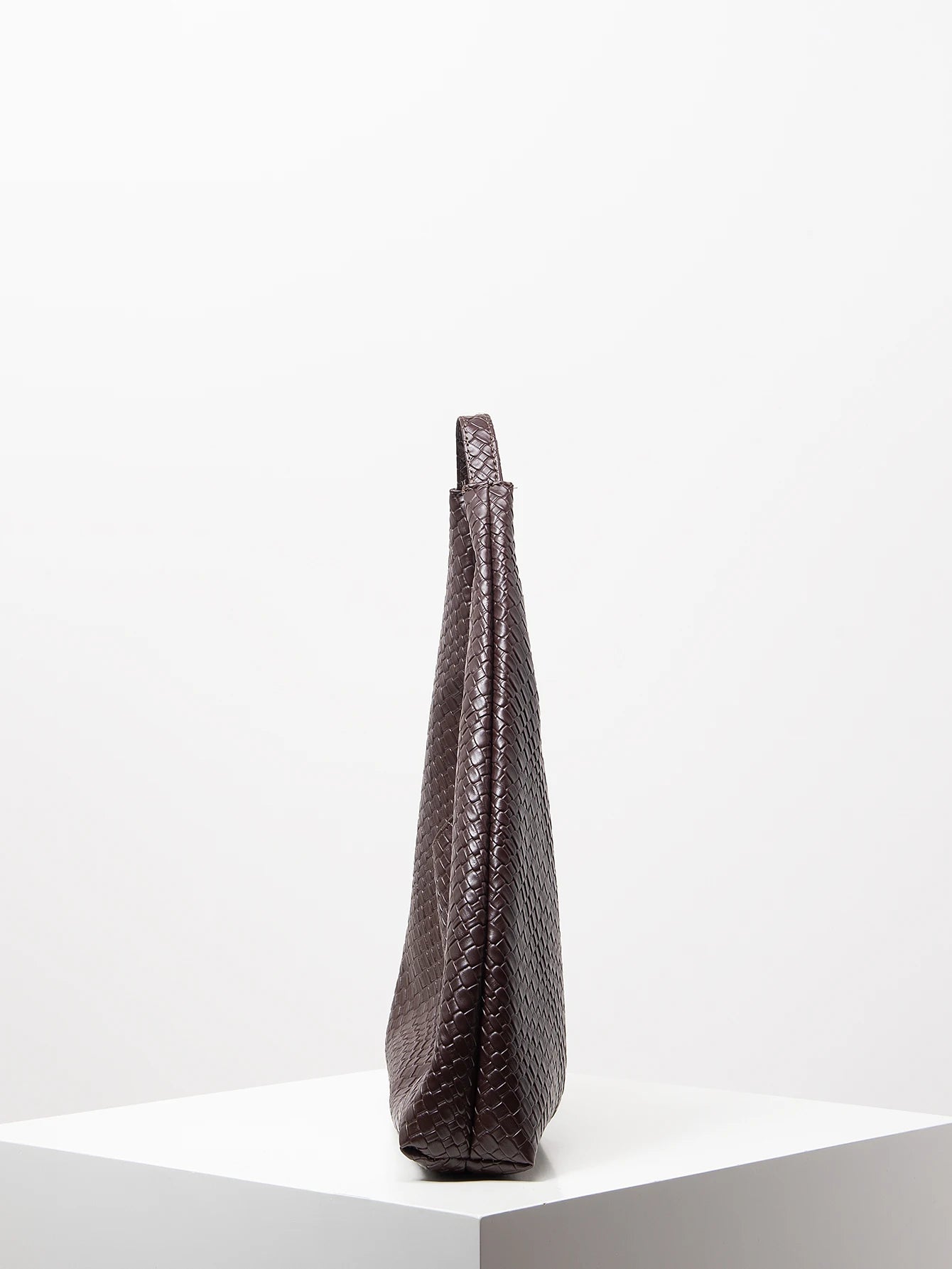 Lior | Leather Woven Shoulder Bag